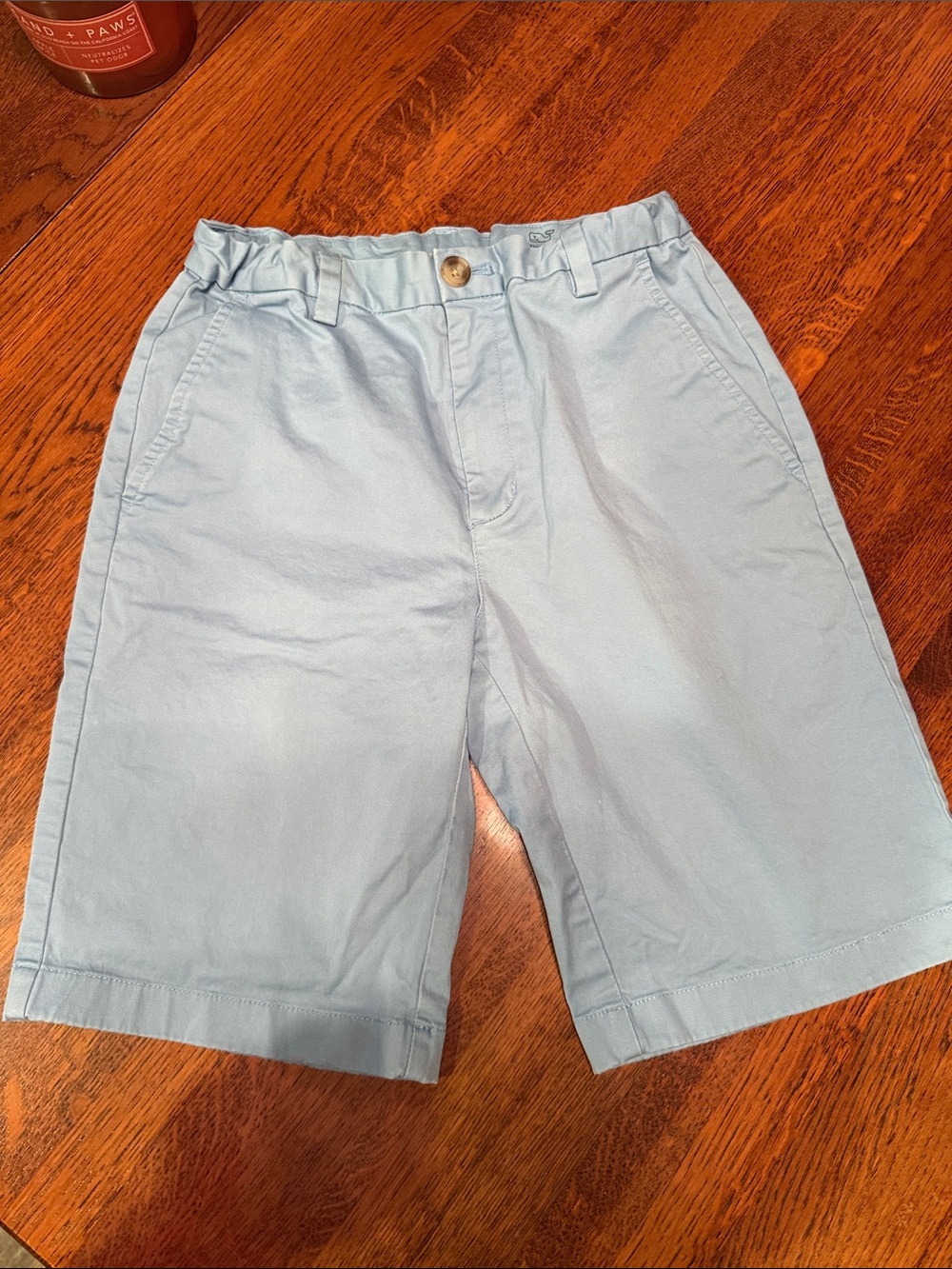 Vineyard Vines Light Blue Flat Front Teen Boys Shorts